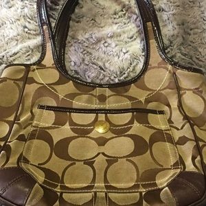 Authentic monogram coach bag